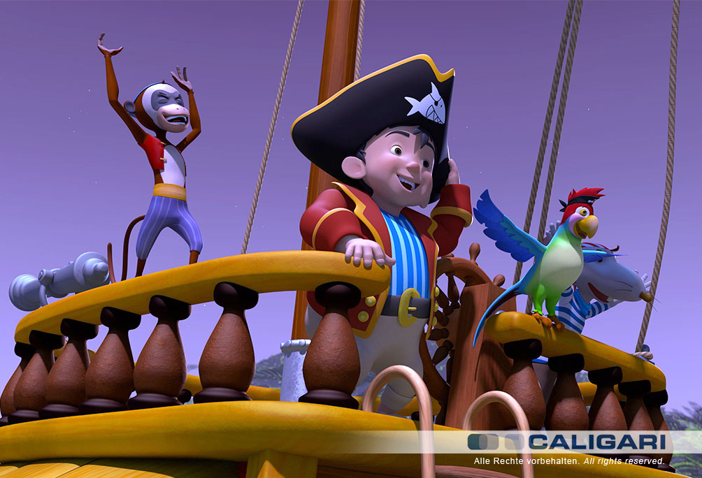 Storyboard Supervision for Cap'n Sharky animated feature movie