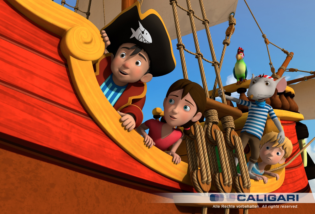 Storyboard Supervision for Cap'n Sharky animated feature movie